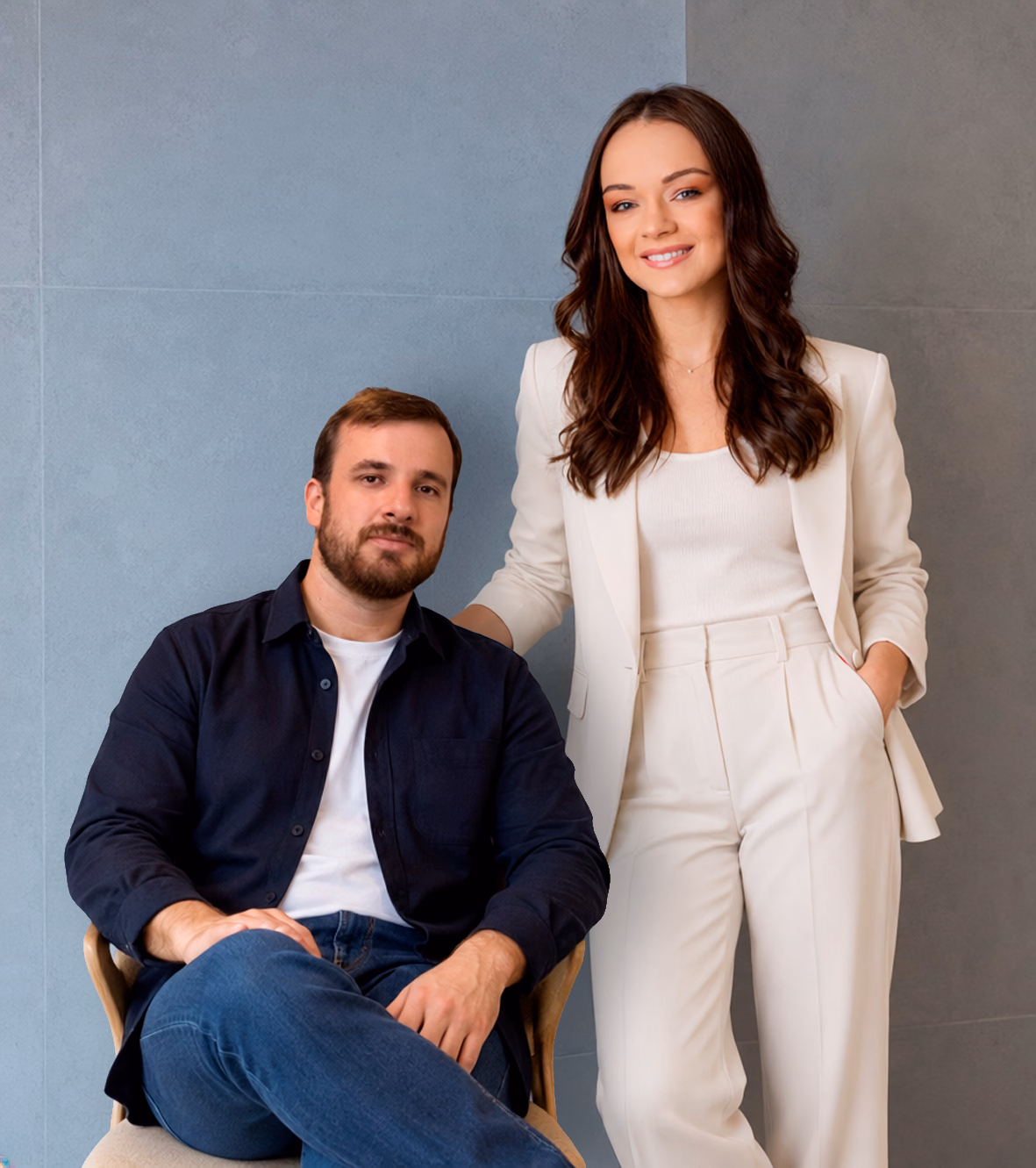 Rodrigo Beckmann e Johanna Goulart, fundadores da First Answer